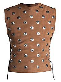 Studded Leather Jerkin - Bondsman, short